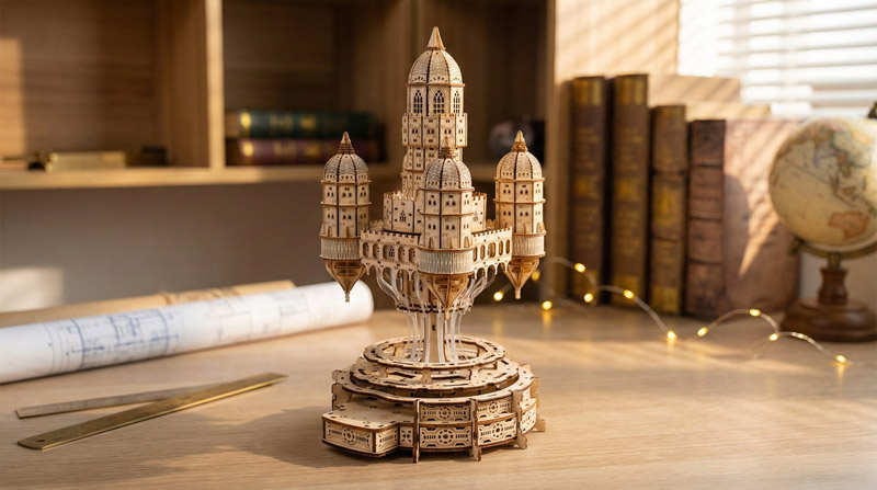City In The Sky 3D Wooden Puzzle_Description_1