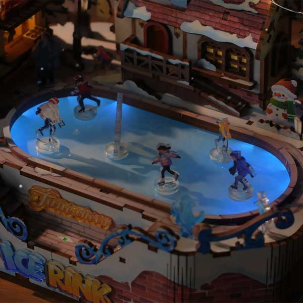 Ice Rink Music Box 3D Wooden Puzzle_Description_3