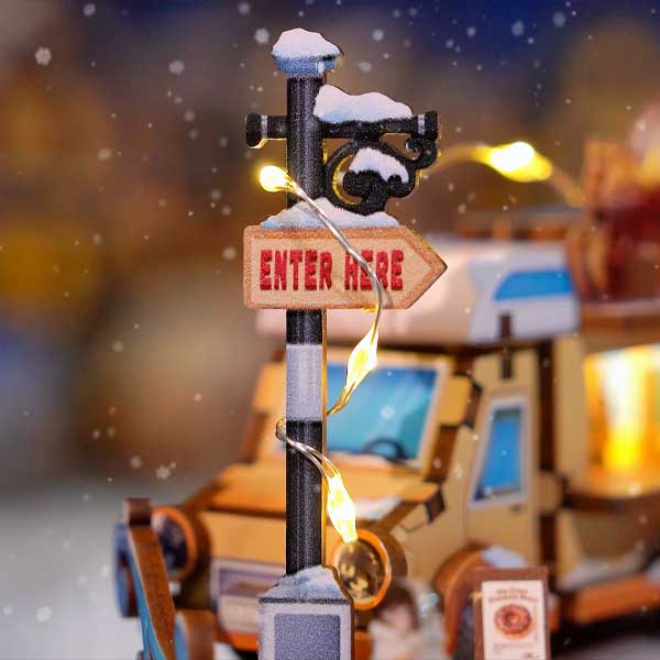 Ice Rink Music Box 3D Wooden Puzzle_Description_5