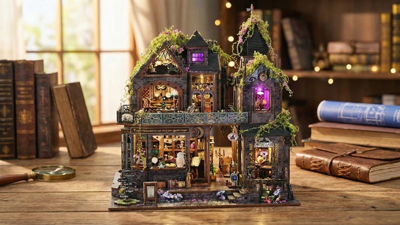 Magic Castle DIY Miniature Dollhouse_Description_1