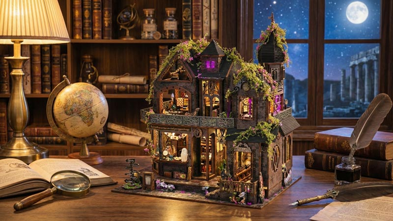 Magic Castle DIY Miniature Dollhouse_Description_2