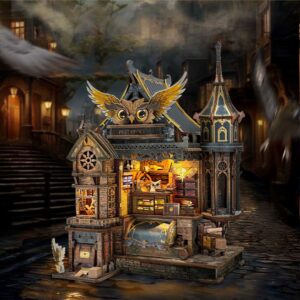 Owl Post Office 3D Wooden Puzzle_2