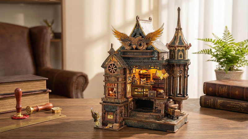 Owl Post Office 3D Wooden Puzzle_Description_1