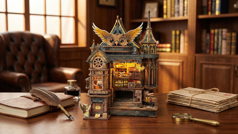 Owl Post Office 3D Wooden Puzzle_Description_2