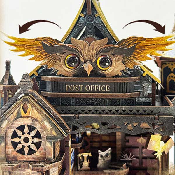 Owl Post Office 3D Wooden Puzzle_Description_3