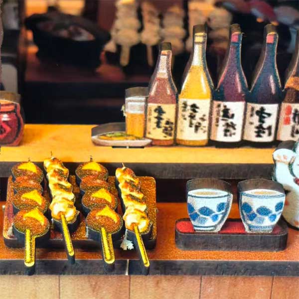 Sakura Alley Yakitori DIY Miniature Dollhouse_Description_3