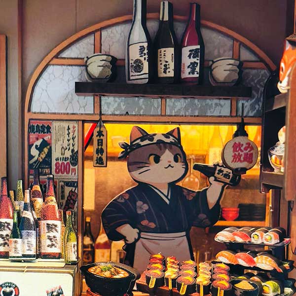 Sakura Alley Yakitori DIY Miniature Dollhouse_Description_6