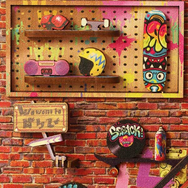 Skate Competition Book Nook Miniature Dollhouse_Description_7