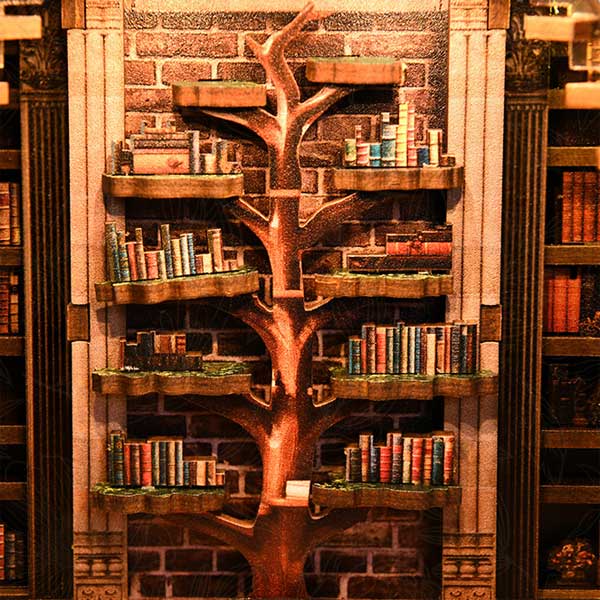 Wisdom Rings Book Nook Miniature Dollhouse_Description_2