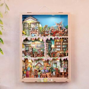 Blossom Time Story Frame DIY Miniature Dollhouse_2