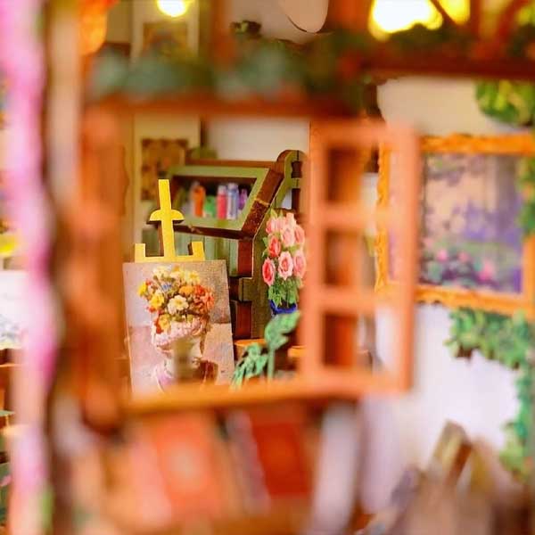 Blossom Time Story Frame DIY Miniature Dollhouse_Description_5