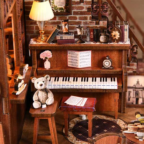 Corner Dessert House DIY Miniature Dollhouse_Description_5