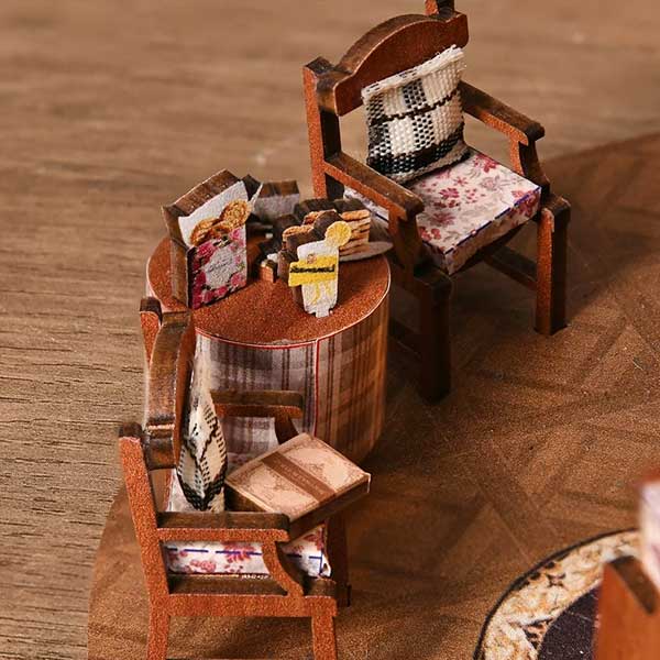 Corner Dessert House DIY Miniature Dollhouse_Description_6