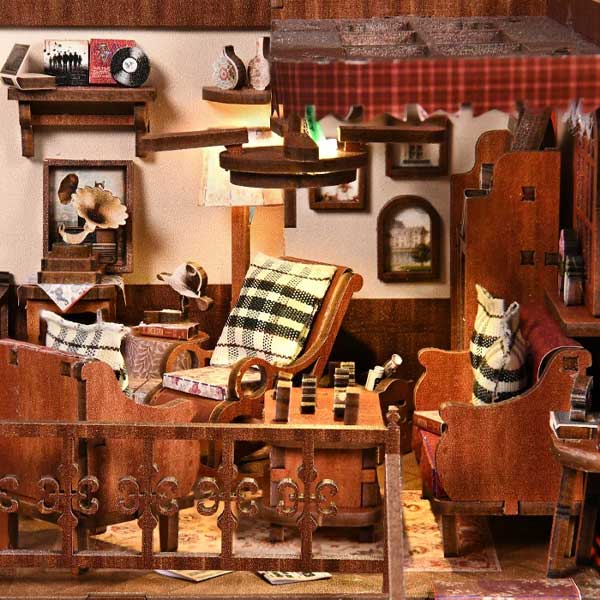 Corner Dessert House DIY Miniature Dollhouse_Description_7