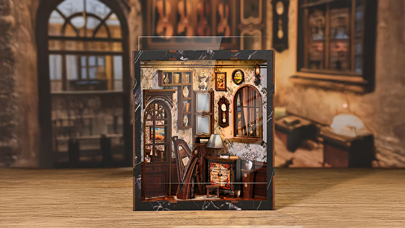 European Melody DIY Miniature Dollhouse_Description_1