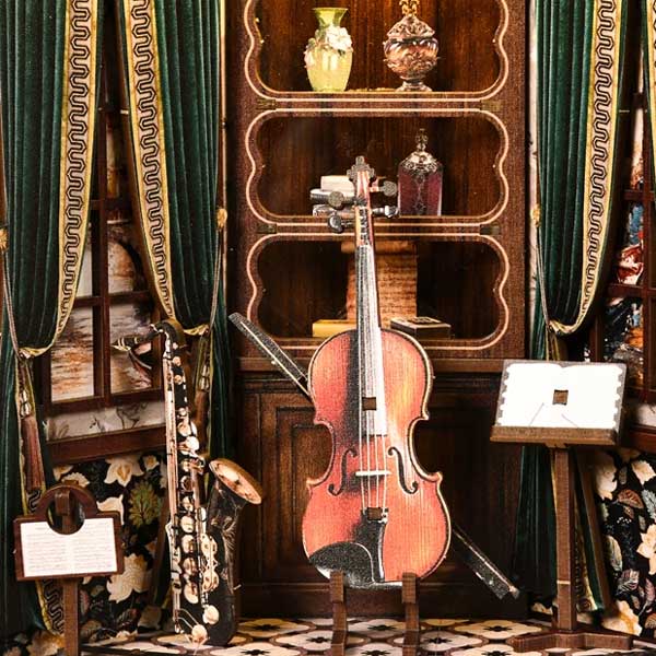 European Melody DIY Miniature Dollhouse_Description_4