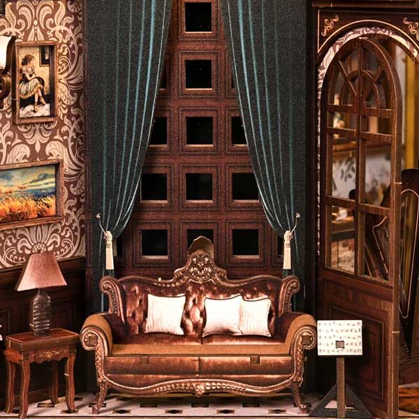 European Melody DIY Miniature Dollhouse_Description_5