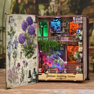 Potion Making Edition Book Nook Miniature Dollhouse_2