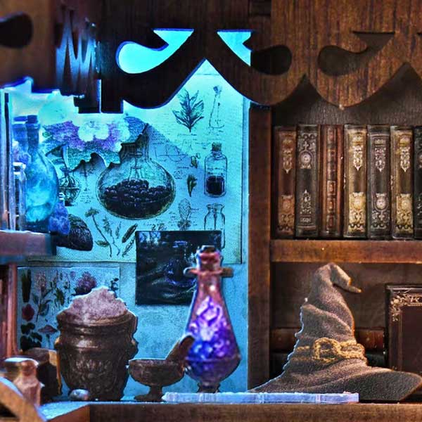 Potion Making Edition Book Nook Miniature Dollhouse_Description_6