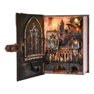 Magical Flight Book Nook Miniature Dollhouse_1