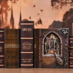 Magical Flight Book Nook Miniature Dollhouse_3