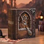 Magical Flight Book Nook Miniature Dollhouse_4