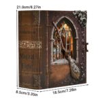 Magical Flight Book Nook Miniature Dollhouse_5