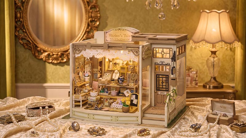Vitrine's Tale DIY Miniature Dollhouse_Description_1