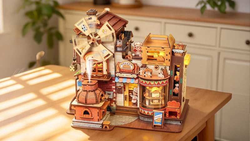 Bread Factory 3D Wooden Puzzle - CraftDIYKit