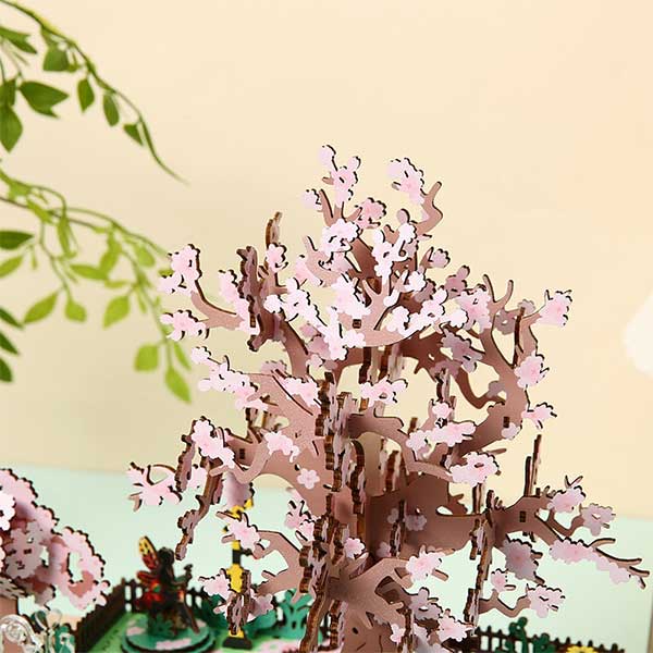 Cherry Blossom Tree 3D Wooden Puzzle_Description_2