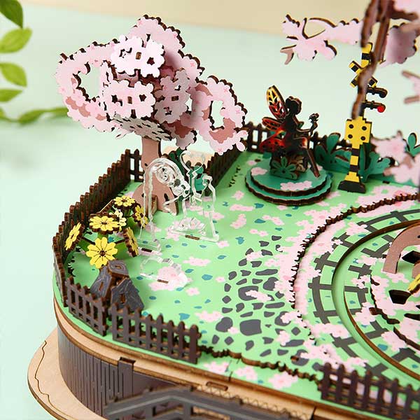 Cherry Blossom Tree 3D Wooden Puzzle_Description_3
