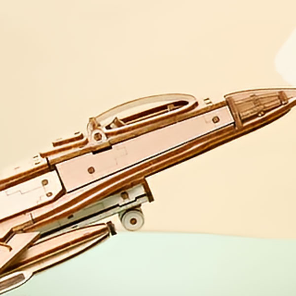 Fighter Aircraft 3D Wooden Puzzle_Description_2