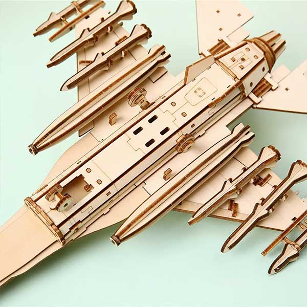Fighter Aircraft 3D Wooden Puzzle_Description_4