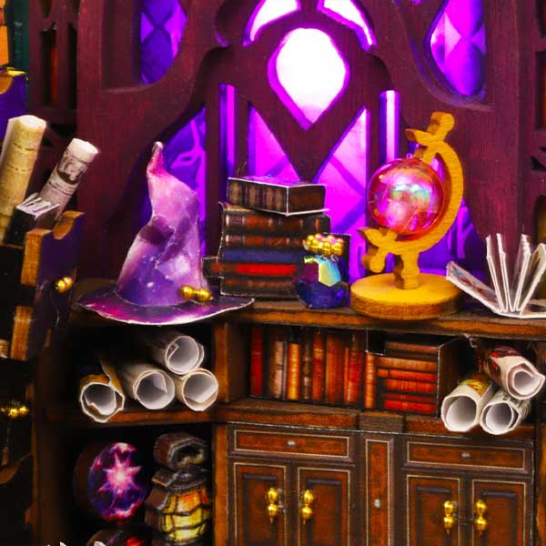 Strange Castle DIY Miniature Dollhouse_Description_3