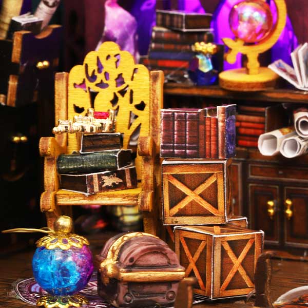 Strange Castle DIY Miniature Dollhouse_Description_4