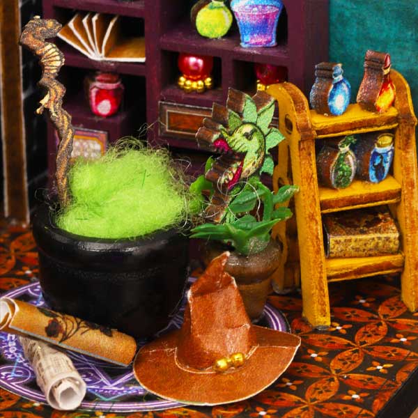 Strange Castle DIY Miniature Dollhouse_Description_5