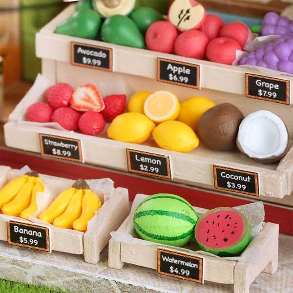 Fruit Town Series DIY Miniature Dollhouse_Description_3