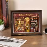 Holiday Bookstore DIY Miniature Dollhouse_3