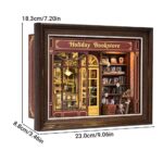 Holiday Bookstore DIY Miniature Dollhouse_6