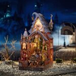 Magic Platform Book Nook Miniature Dollhouse_3