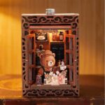 Refrigerator Sticker Series DIY Miniature Dollhouse_Bear_Café_2