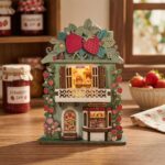 Refrigerator Sticker Series DIY Miniature Dollhouse_Strawberry_Shop_2