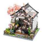 Spring Sakura Greenhouse DIY Miniature Dollhouse_1