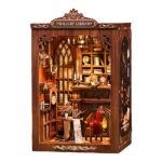 Twilight Library Book Nook Miniature Dollhouse_1