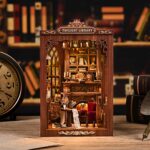 Twilight Library Book Nook Miniature Dollhouse_2