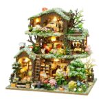 Forest Snow Cottage DIY Miniature Dollhouse_1