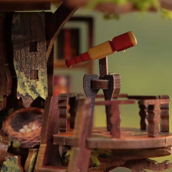 Forest Tea Book Club DIY Miniature Dollhouse_Description_8