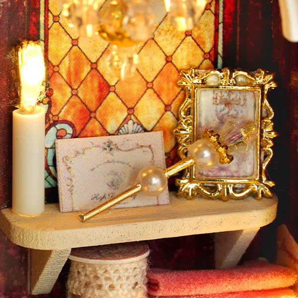 Moonlit Dreamy Mirror DIY Miniature Dollhouse_Description_8