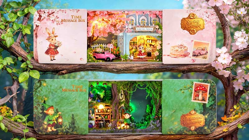Time Message Box Series DIY Miniature Dollhouse_Description_1
