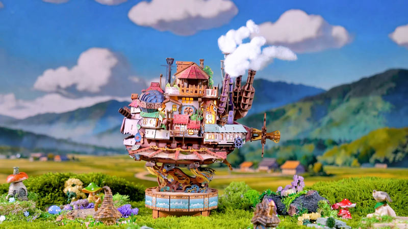 Walking Castle 3D Wooden Puzzle_Description_1